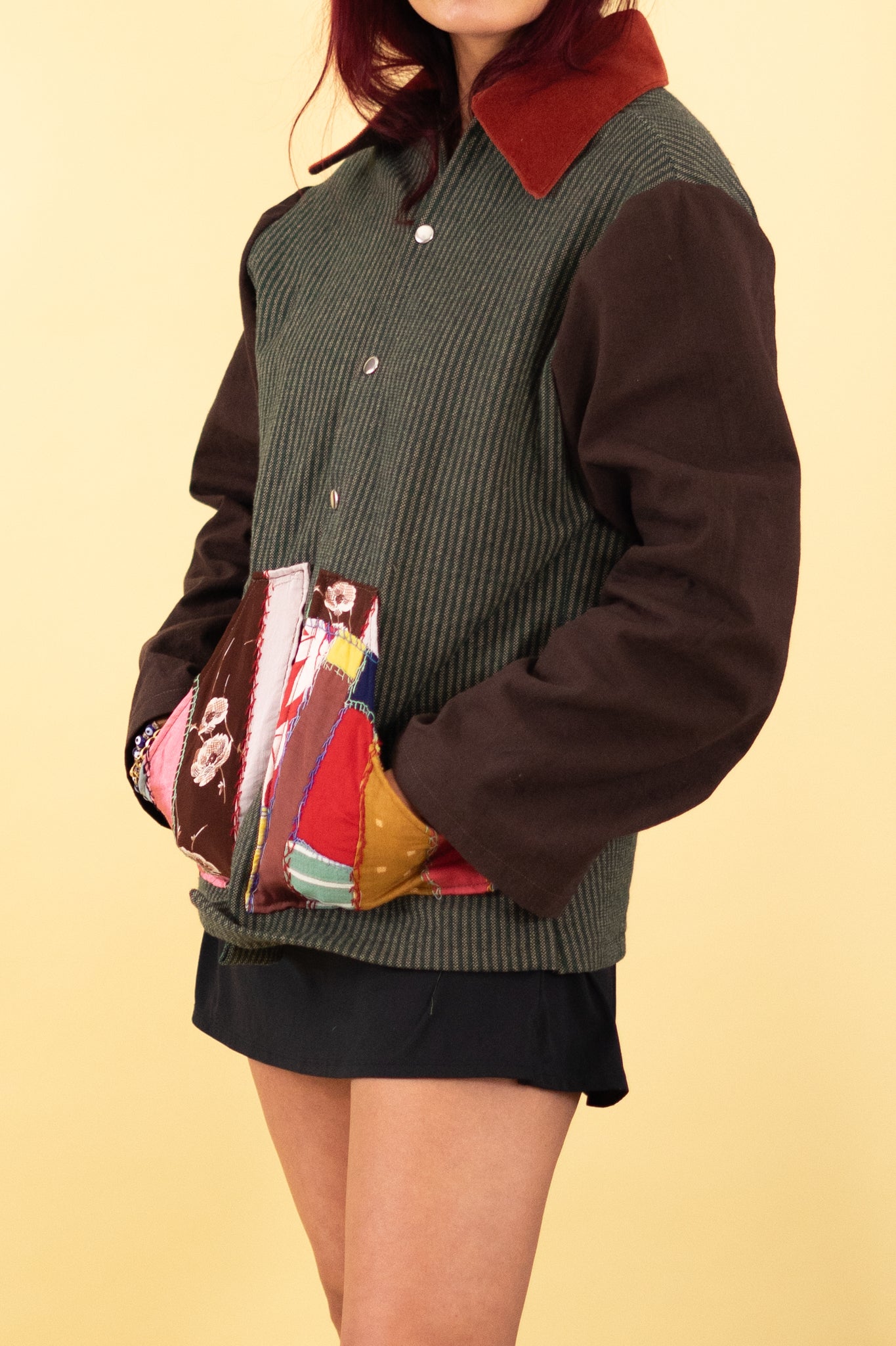 Brown and Green Chore Jacket