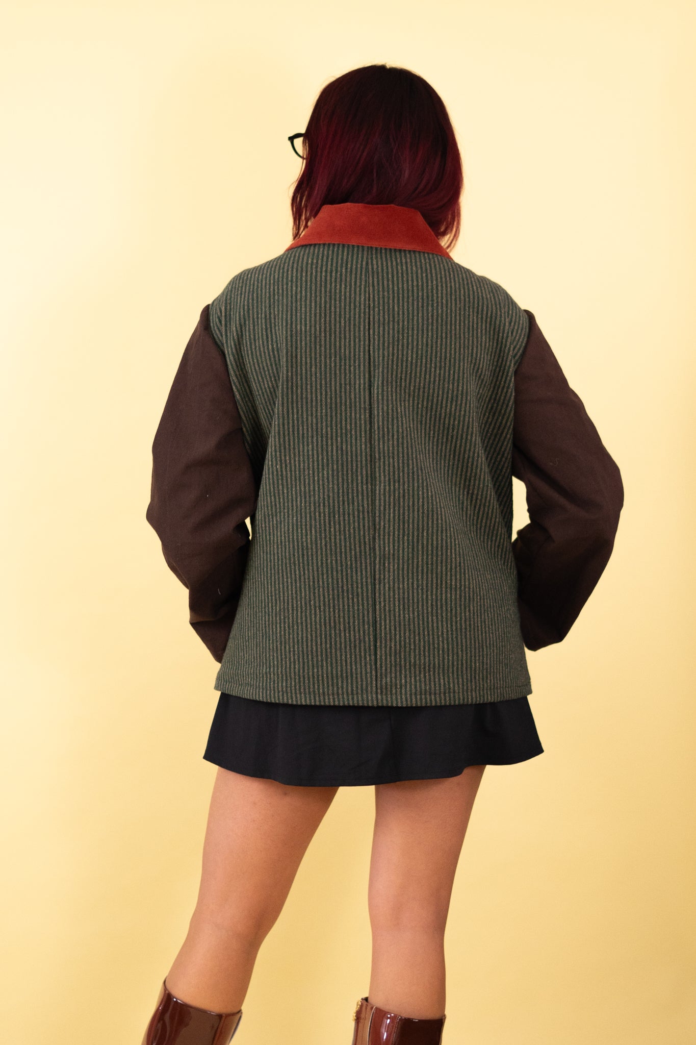 Brown and Green Chore Jacket