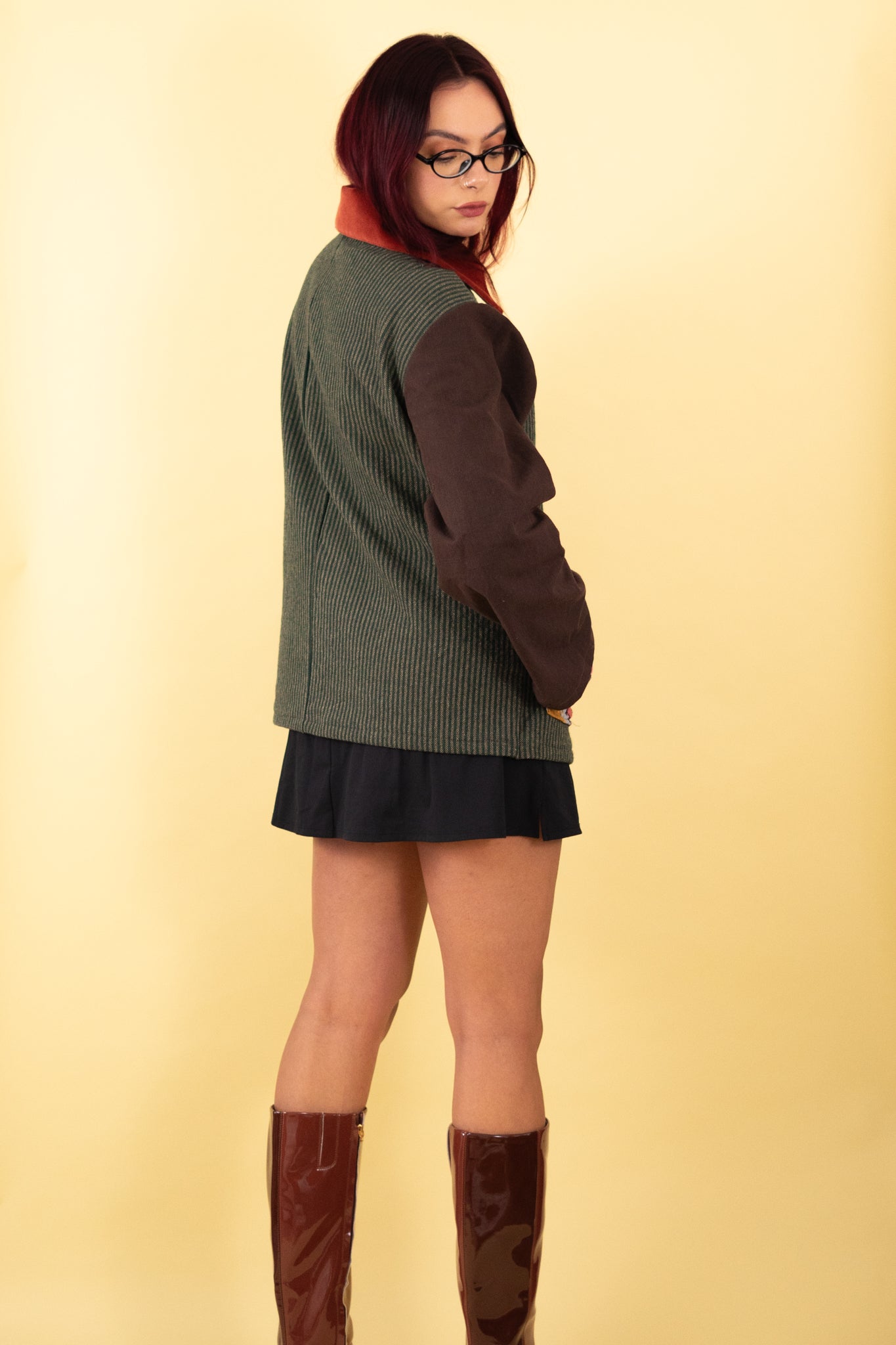 Brown and Green Chore Jacket