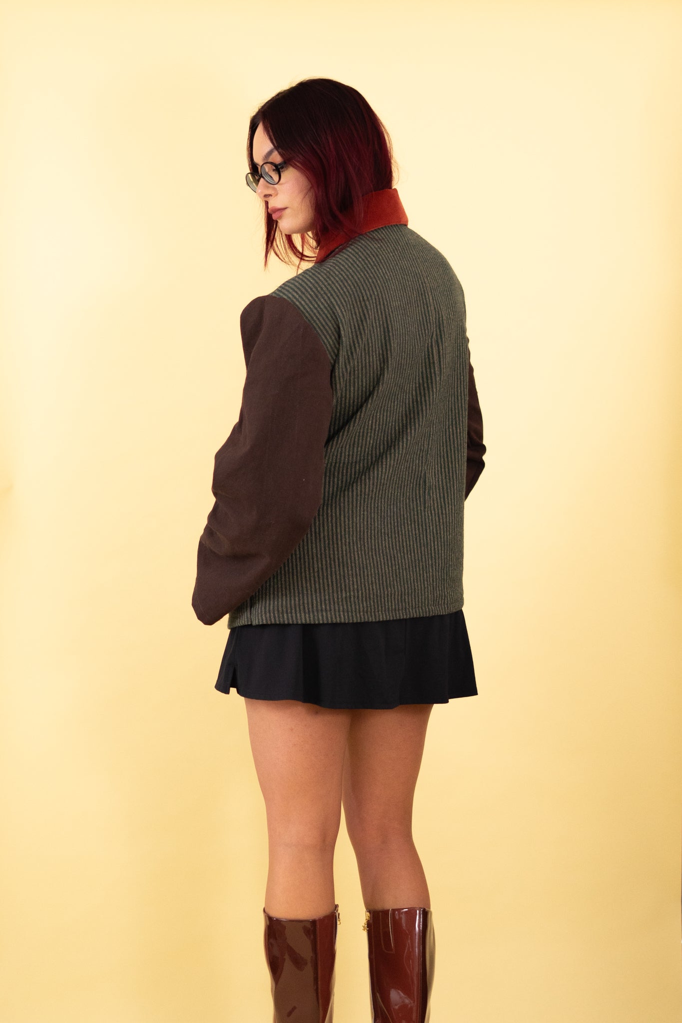 Brown and Green Chore Jacket