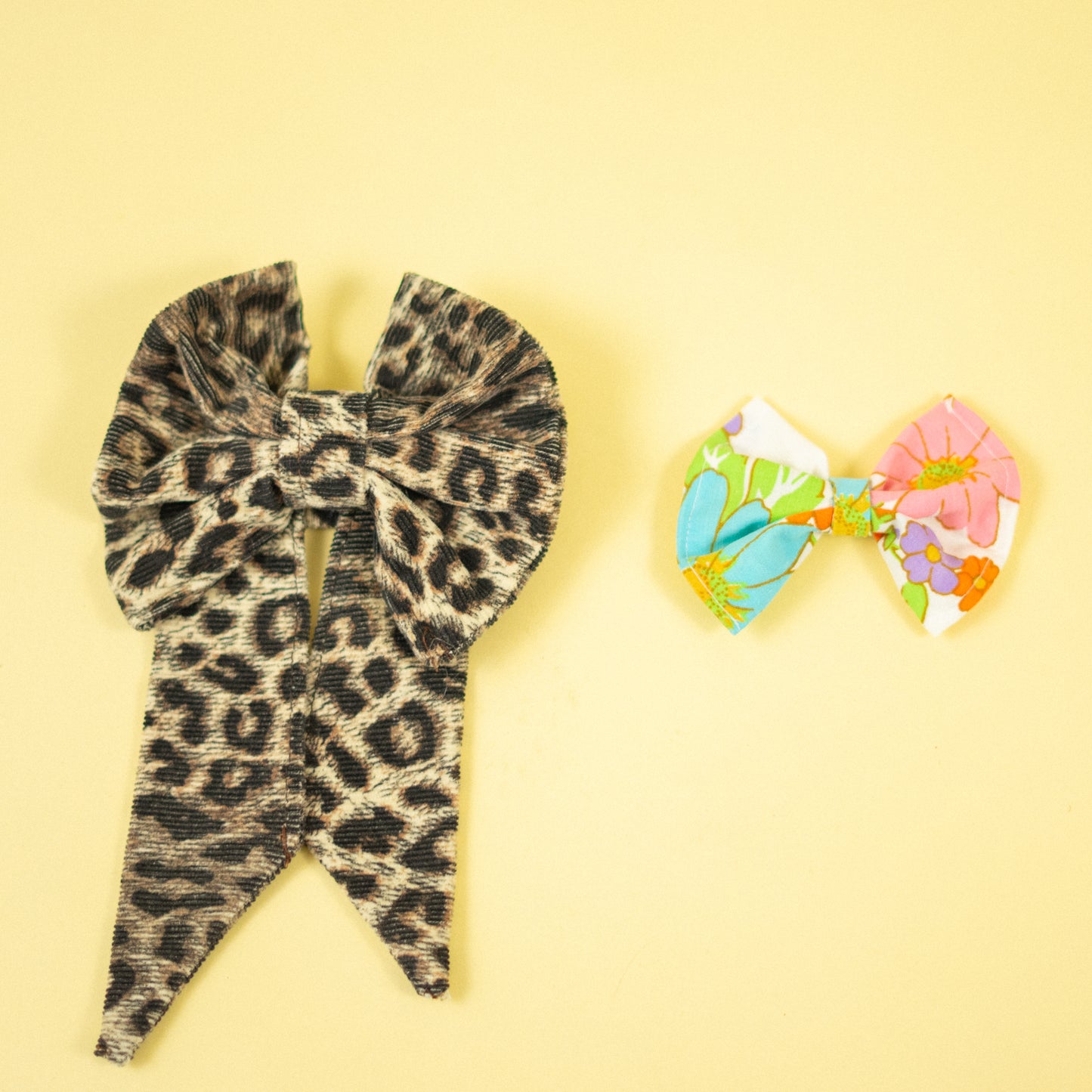 Small Mod Floral Hair Bow