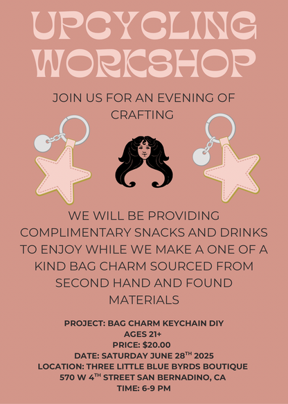 Up-Cycyling Workshop @ Three Little Blue Byrds Boutique