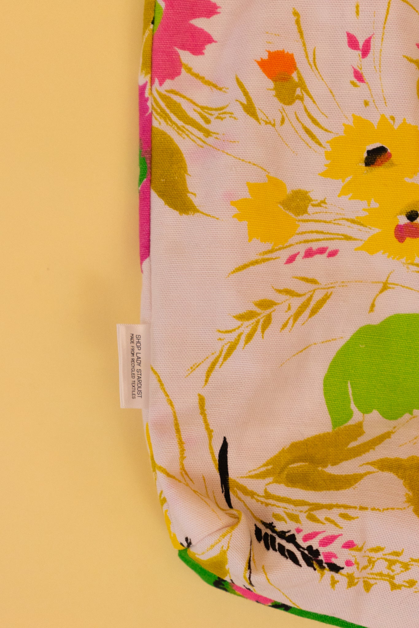 Reversible Mod Floral Tote Bag