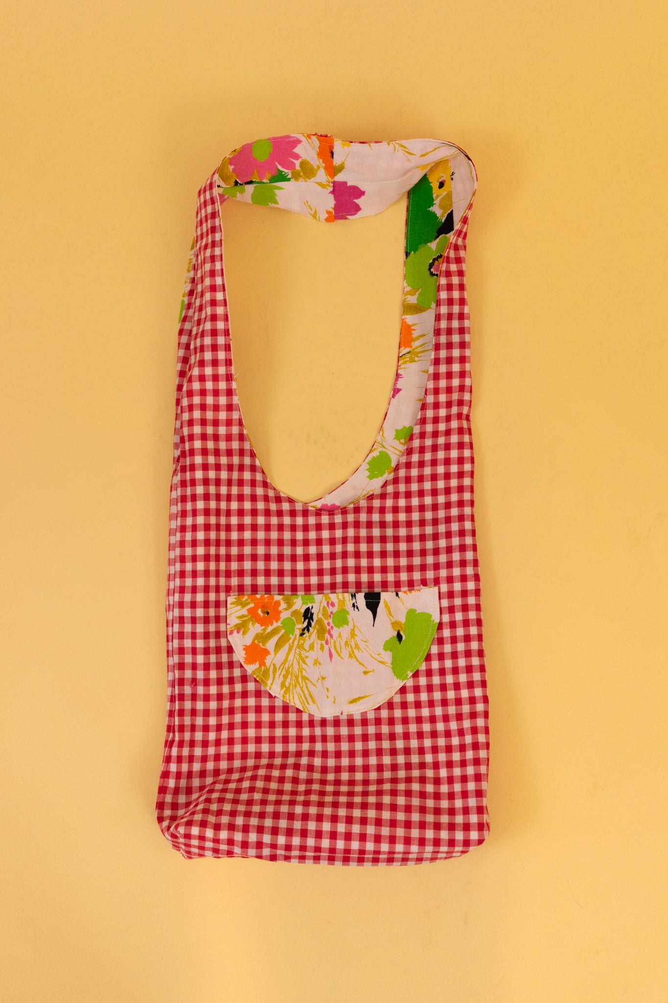 Reversible Mod Floral Tote Bag